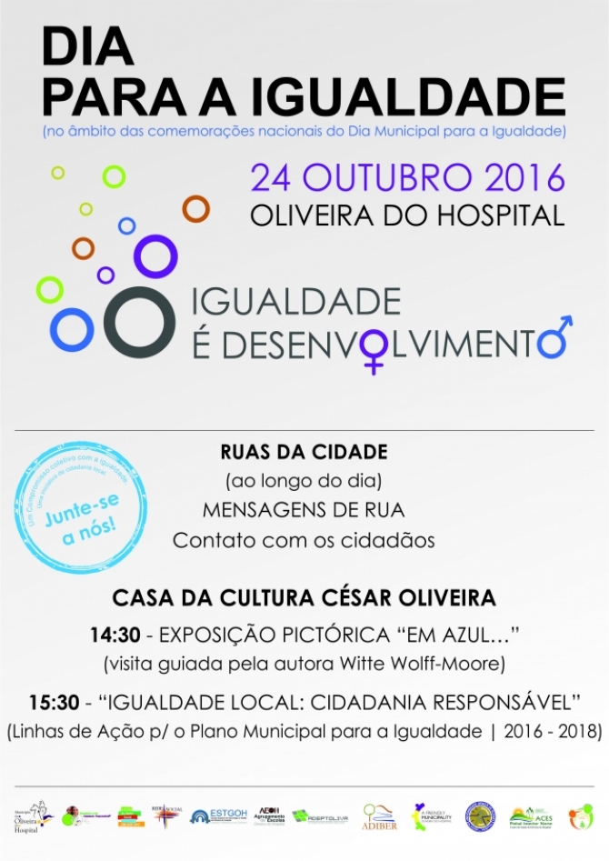 Município de Oliveira do Hospital associa-se às comemorações nacionais dedicadas à Igualdade