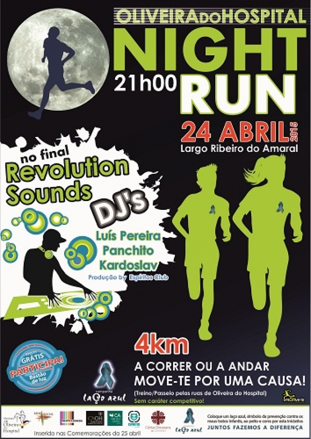 Município de Oliveira do Hospital comemora 25 de Abril com “Night-Run”