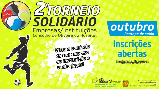 Município de Oliveira do Hospital avança com Torneio Solidário “Empresas/Instituições” em futsal