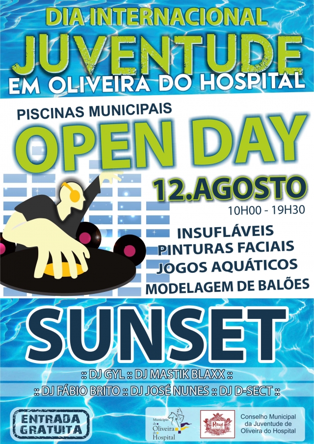 Câmara Municipal de Oliveira do Hospital assinala Dia Internacional da Juventude com “Open Day” nas piscinas municipais
